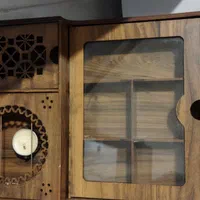 جعبه چوبی ، فلاکس چای و کتری