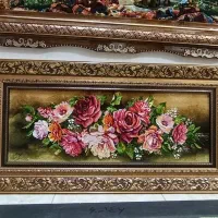 انواع تابلو فرش دستبافت گل مناسب کادو/نقدی واقساطی|تابلو فرش|تهران, لویزان|دیوار