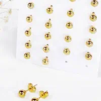 گوشواره گوی طلا نیم گرمی جذاب|جواهرات|آبادان, |دیوار