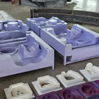 مدلسازی ریخته گری چوب، آلمینیوم، تفلون و 3d print