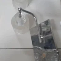 دوتا لوستر پایه دیواری و یک لوستر سقفی کریستال|لوستر و چراغ آویز|مشهد, نوید|دیوار