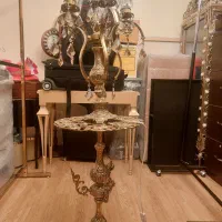 آباژور  همراه میز  برنز