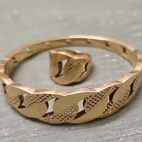 فروش دستبند و انگشتر. ۱۸ گرم. ۳٪ بالای تابلو