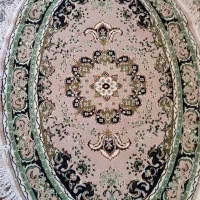 دو عدد فرش بیضی در حد نو|فرش|تبریز, |دیوار