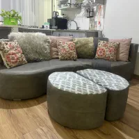 مبل راحتی تمیز و روکش نو|مبلمان خانگی و میز عسلی|شیراز, شاهجیان|دیوار