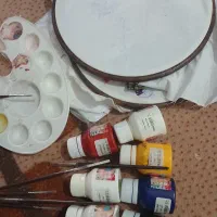 لوازم نقاشی روی پارچه|لوازم التحریر|هشتگرد, شهرک راه آهن|دیوار