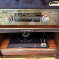 کنسول گرام فیلیپس و رادیو لامپی سانبرگ ۱۹۴۵ المان|کلکسیون اشیاء عتیقه|تهران, نیروی هوایی (پیروزی)|دیوار