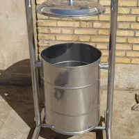 سطل زباله صنعتی از استیل مقاوم