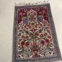 دو قالیچه زرنیم دستباف