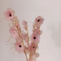 گل کریستال صورتی