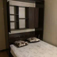 تخت خواب دیواری برند کم جا چوب