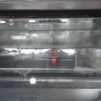 یخچال ویترینی شیشه خم طرح فانتزی یلدا