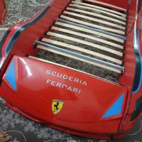 تخت خواب طرح ماشین|تخت و سرویس خواب|آبسرد, |دیوار