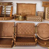 ست پذیرایی نرده طلایی