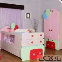 تخت خواب کودک تا نوجوان 3 تکه برند بهارنارنج