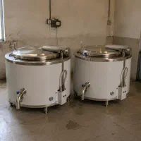 دیگ برنج چلو پز صنعتی سری ۳۰۰ لیتر