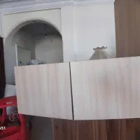 کمد و کتابخانه ام دی اف باهم|کتابخانه، شلف، قفسههای دیواری|تهران, آهنگ|دیوار