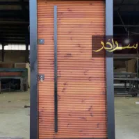 درب ضدسرقت ترمو نرده شیشه ای،نمای کرتین وال کدA011