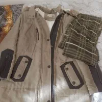 کاپشن سالم و مرتب همراه با شال ست