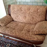 مبل راحتی ۷ نفره به همراه میز و سه عدد عسلی