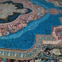 فرش ۱۲متری ۴عدد آبی دوعد جگری