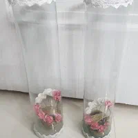گلدان با گل مصنوعی نو
