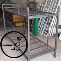 تخت خواب دوطبقه فلزی خوابگاهی فنس( آرکا صنعت)|تخت و سرویس خواب|مشهد, شهید آوینی|دیوار