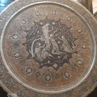 سینی قلم کاری قدیمی حدود پنجاه سال پیش