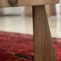 میز جلو مبلی چوب گردو و رزین با طراحی خاص|مبلمان خانگی و میز عسلی|تهران, میرداماد|دیوار