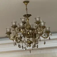 لوستر برنز سه عدد نو و استفاده نشده|لوستر و چراغ آویز|قزوین, |دیوار