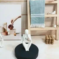 سنگ مصنوعی آدمک متفکر|مجسمه، تندیس، ماکت|ارومیه, |دیوار