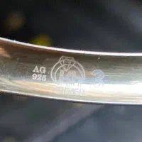 النگو نقره طرح طلا|جواهرات|اردبیل, |دیوار