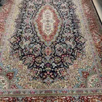 ۲ تخته فرش زمینه سورمه ای ستاره کویر یزد|فرش|همدان, |دیوار