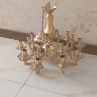 دو عدد لوستر ۱۵ شاخه ای در حد نو