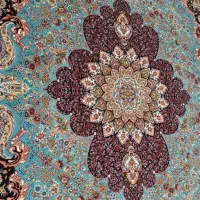 ۲عدد فرش فیروزه ای ۶متری.|فرش|مرند, |دیوار