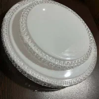 چراغ سقفی کریستالی 2 طبقه 72 وات سه حالته|لوستر و چراغ آویز|تهران, حکیمیه|دیوار