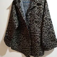 شومیز دکمه خور پلنگی