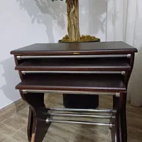 میز وسط همراه با سه تا میز کنار سالنی
