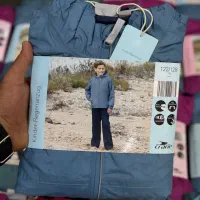 ست کاپشن وشلوار بارانی بچه گانه|لباس|بانه, |دیوار