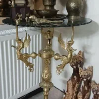 سماور و میز برنجی