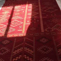 فرش لاکی طرح دست بافت
