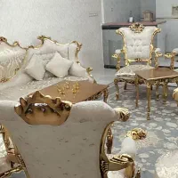 مبلمان سلطنتی مدل خرچنگی ۹نفره|مبلمان خانگی و میز عسلی|مشهد, شهرک بهارستان|دیوار