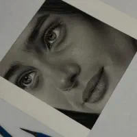 نقاشی چهره سیاه قلم