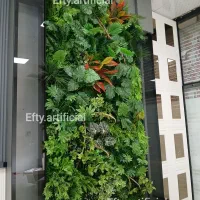 گرین وال مصنوعی با گیاهان وارداتی گرید +A