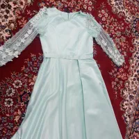 پیراهن ساتن امریکایی مجلسی سایز ۴۲