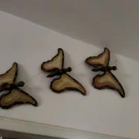 پروانه های چوبی دیوار کوب