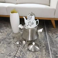 سماور کتری قوری استیل اصل آلمان باریکو درحدآک