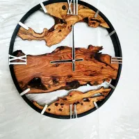 ساعت چوبی دیواری