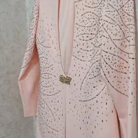 کت و شلوار زنانه رنگ گلبهی