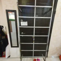 پایه فلزی تخت خواب یک نفره ۷۲ در ۱۹۵ با تخت سفید|تخت و سرویس خواب|تهران, جمالزاده|دیوار